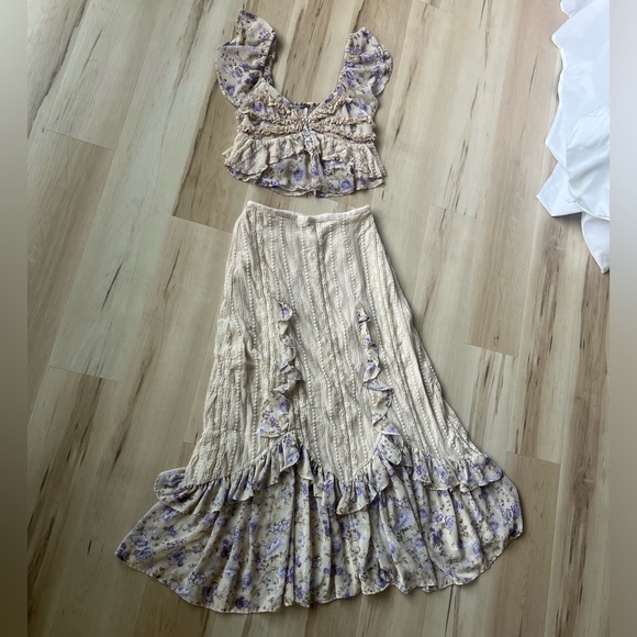Free People Dresses & Skirts - free people now and then set in tea combo size small